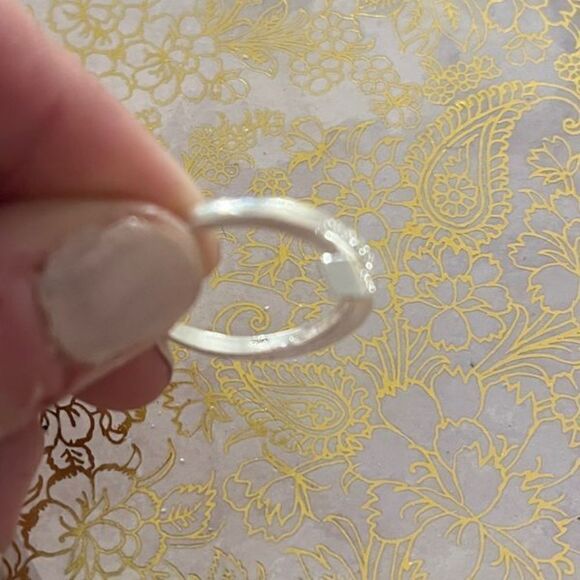 The Tibetan Bypass Ring adjustable w cubic zirconia - Picture 8 of 8